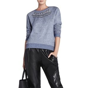 BCBG Embellished Sweatshirt